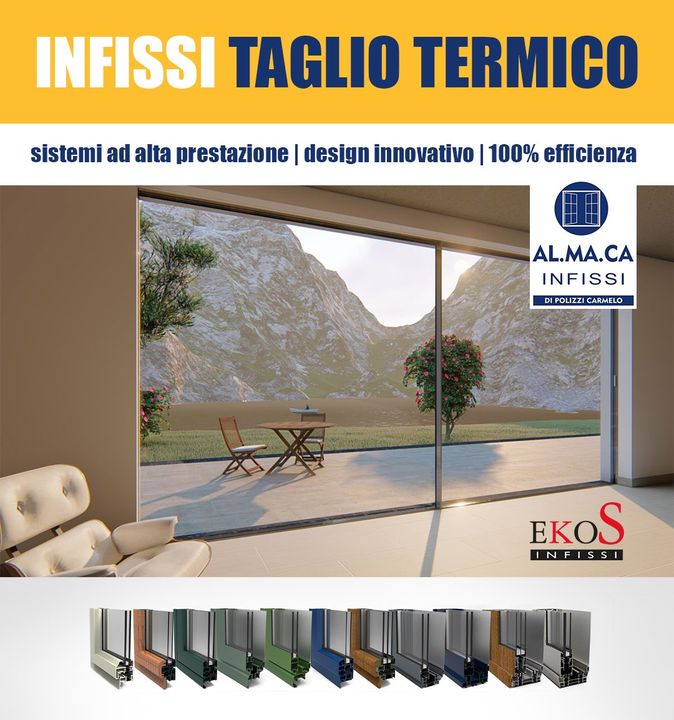 ➡ INFISSI #EKOS TAGLIO TERMICO - sistema ad #alta #prestazione dal design innovativo ✅
