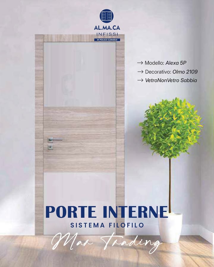 Porte interne Mar Trading 🚪 ✨
Soluzioni pensate per integrarsi con