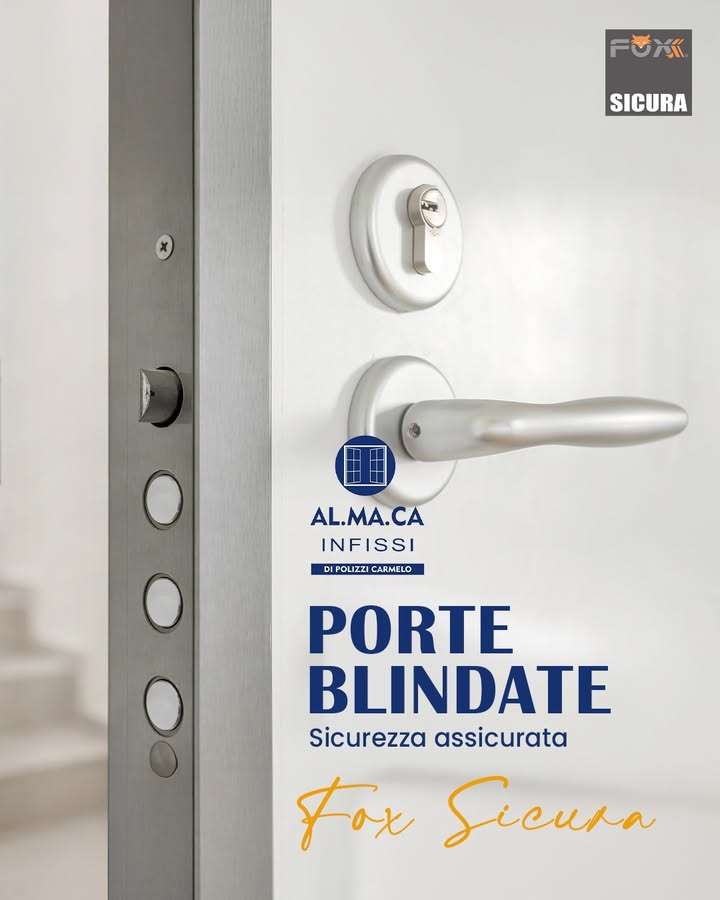 Porte blindate Fox Sicura🚪
Le porte blindate Fox Sicura offrono una