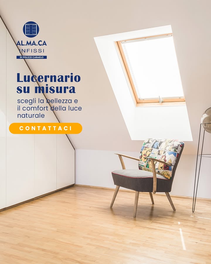 Lucernari su misura ☀️
Più luce naturale, più comfort, più valore