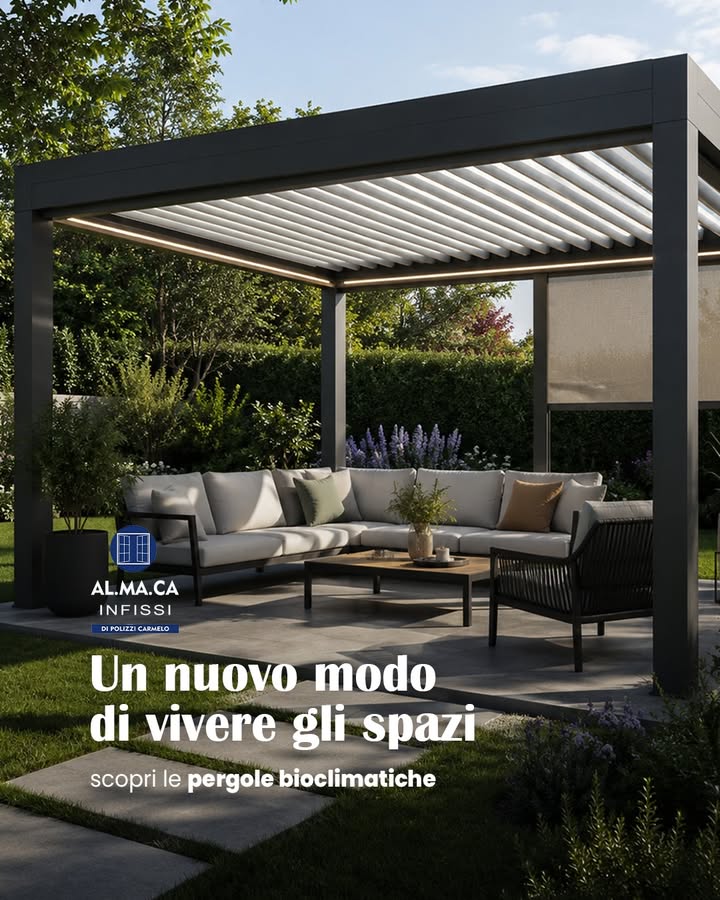 Non è solo una pergola, è uno spazio da vivere